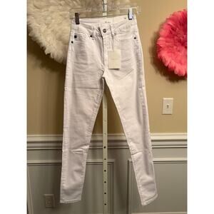 KANCAN WHITE HIGH RISE SUPER SKINNY JEANS SIZE 26/5 NWT